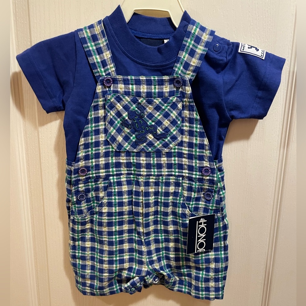 NWT Honors baby 2 piece frog outfit
